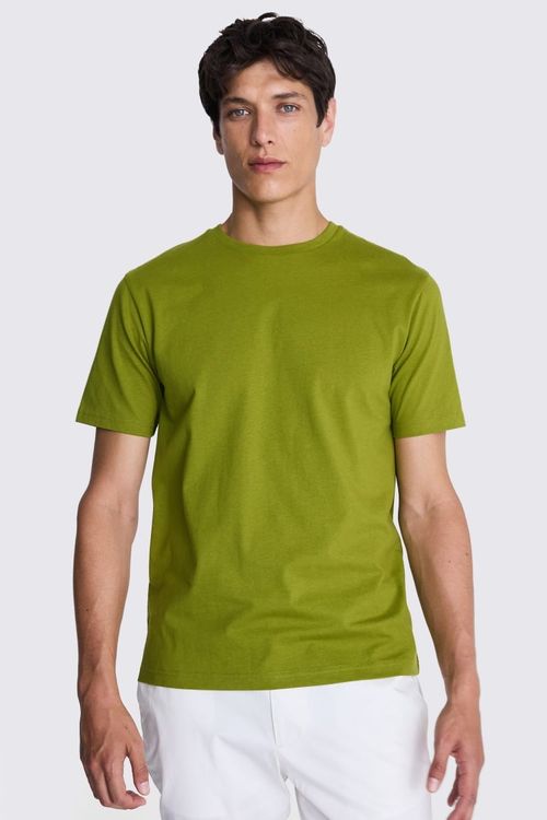 Olive Crew-Neck T-Shirt