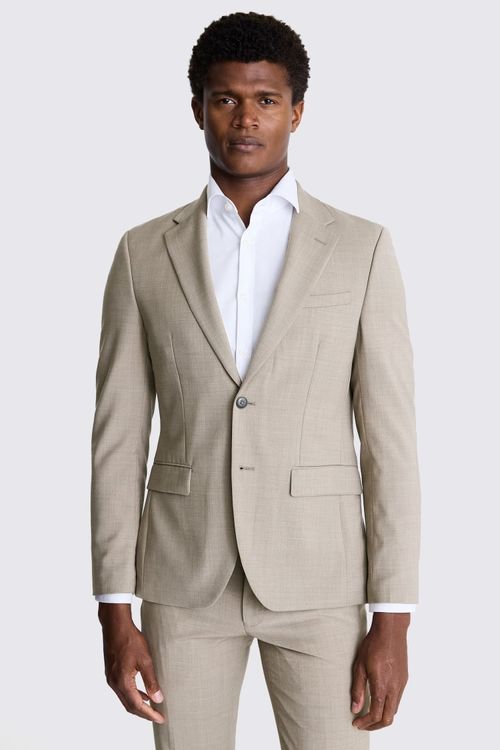 DKNY Slim Fit Taupe Suit...