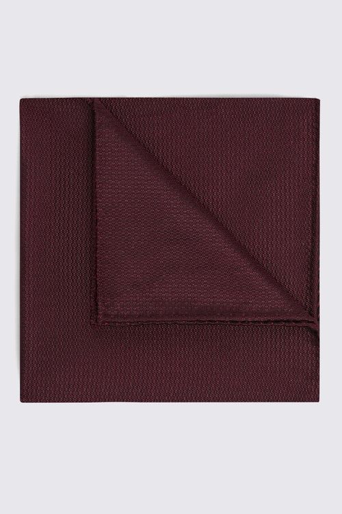 Burgundy Silk Semi-Plain...