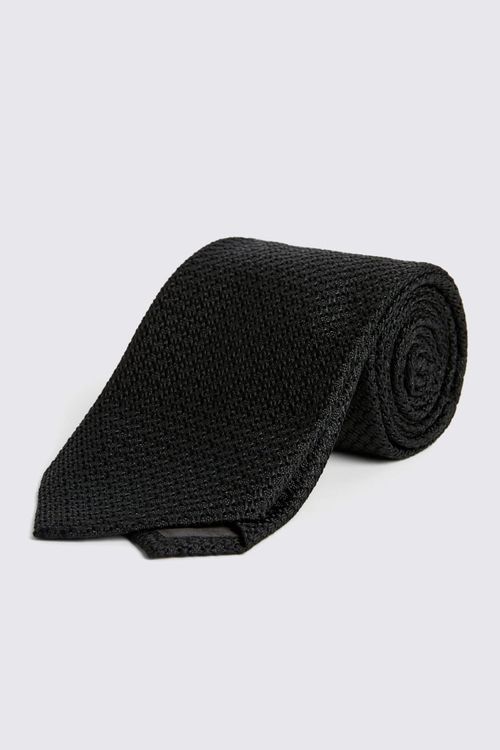 Black Grenadine Tie