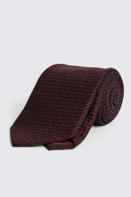 Burgundy Grenadine Tie