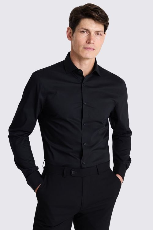 Slim fit Black Stretch Shirt