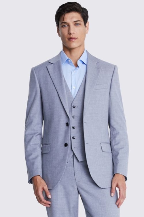 Regular Fit Grey Stretch Suit...