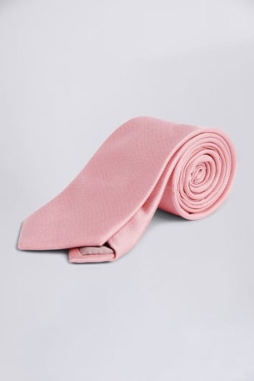 Dusty Pink Oxford Silk Tie