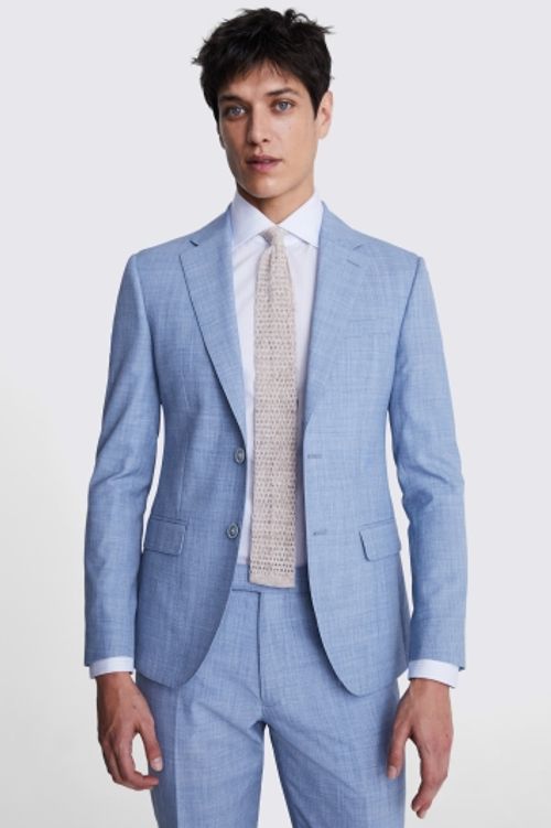 Suits, Slim Fit Grey Marl Waistcoat