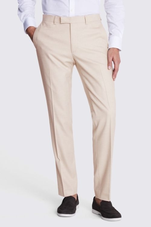 DKNY Slim Fit Dusty Pink Trousers