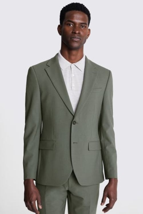 DKNY Slim Fit Sage Green Suit...