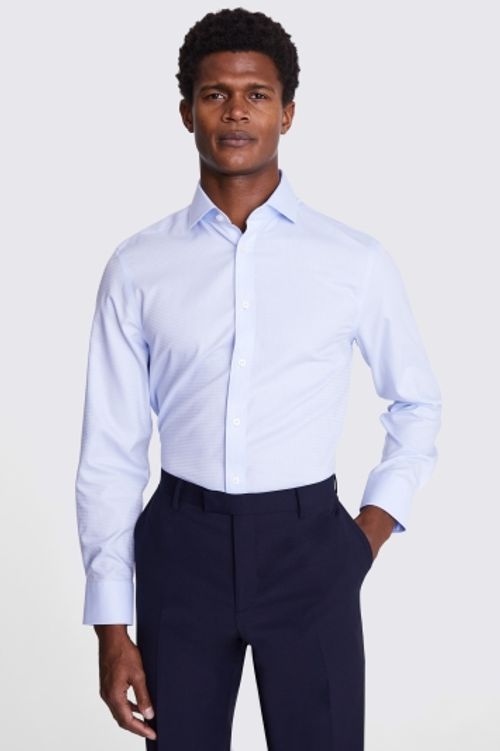 Tailored Fit Sky Puppytooth...