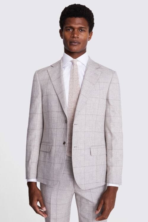 Italian Tailored Fit Taupe...