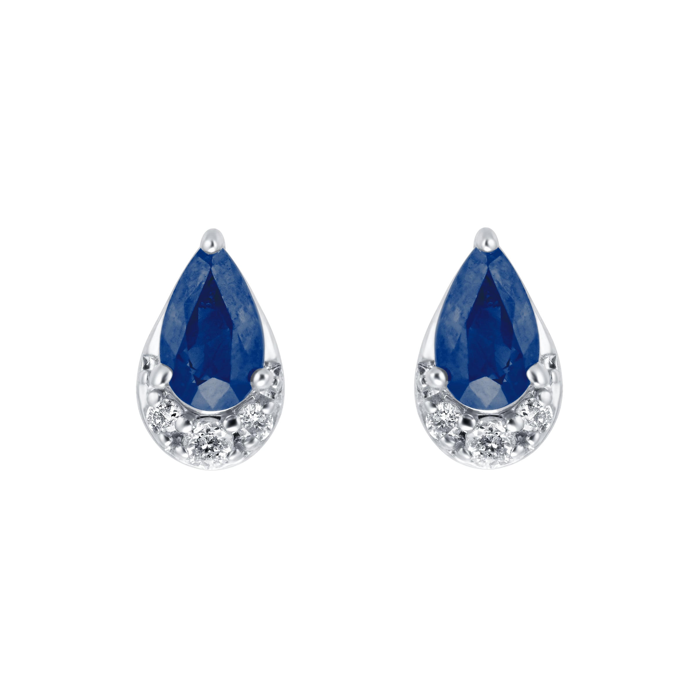 Sapphire and Diamond earrings  County Goldsmiths Shrewsbury