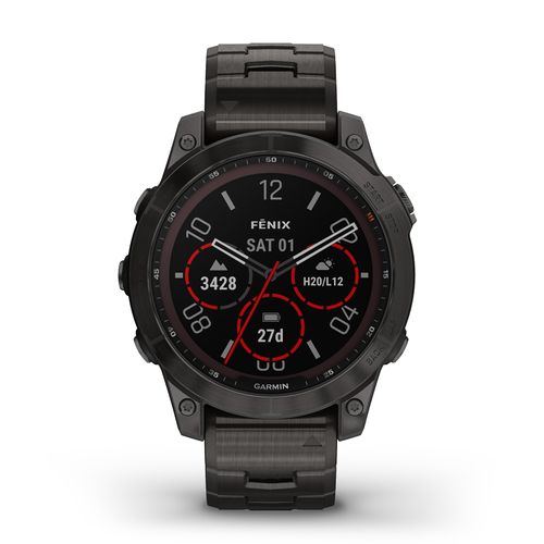 GARMIN Fenix 7 Sapphire Solar Carbon Gray