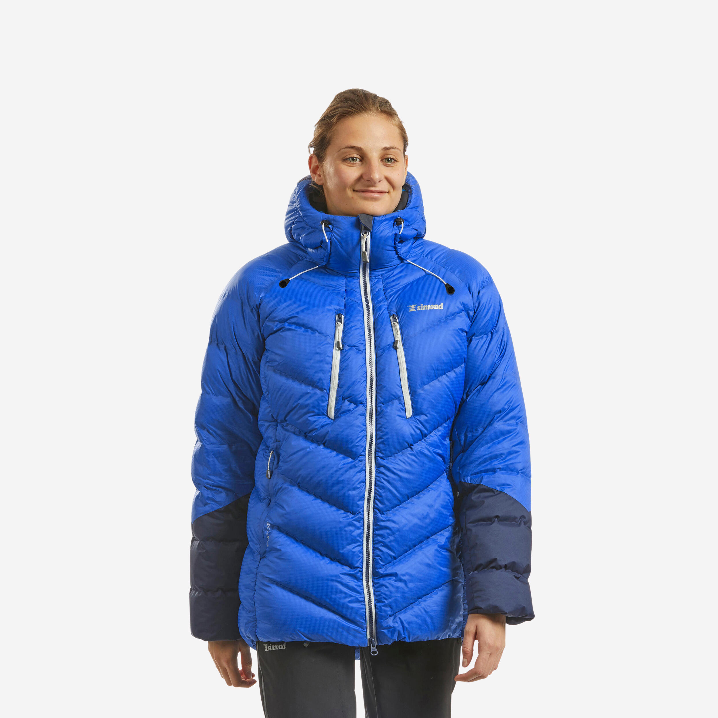 Women s Mountaineering Down Jacket Makalu Blue 169.99