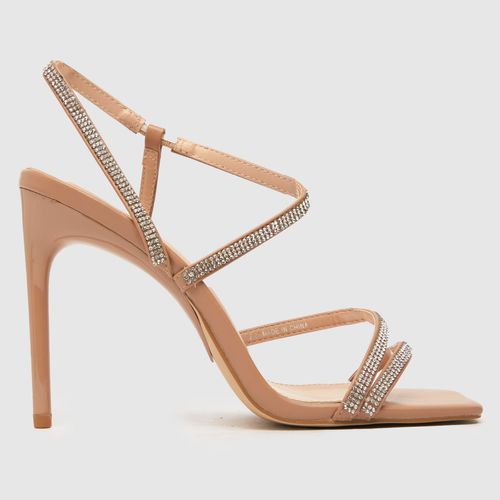 schuh tracey padded strappy sandals in gold