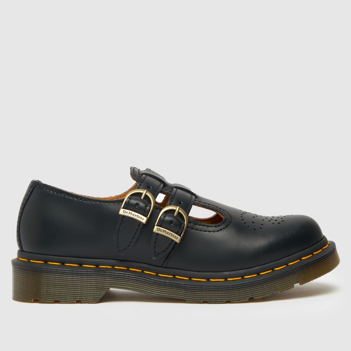 Dr Martens Black Mariel Patent Flat 
