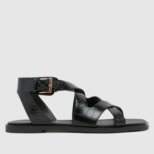 schuh tide croc flat sandals...