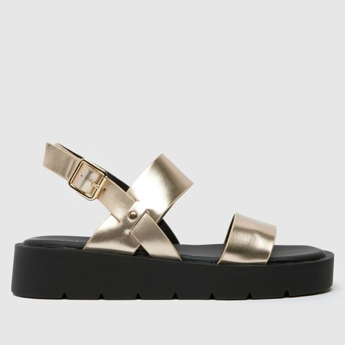 schuh tayla chunky sandals in gold