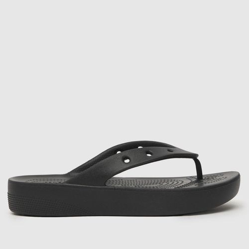 Crocs classic platform flip...