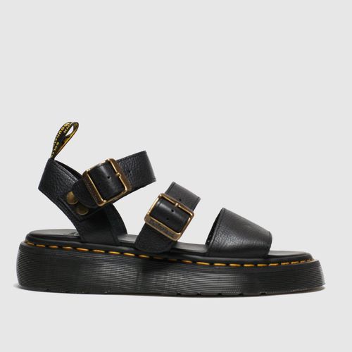 Dr Martens gryphon quad sandals in black