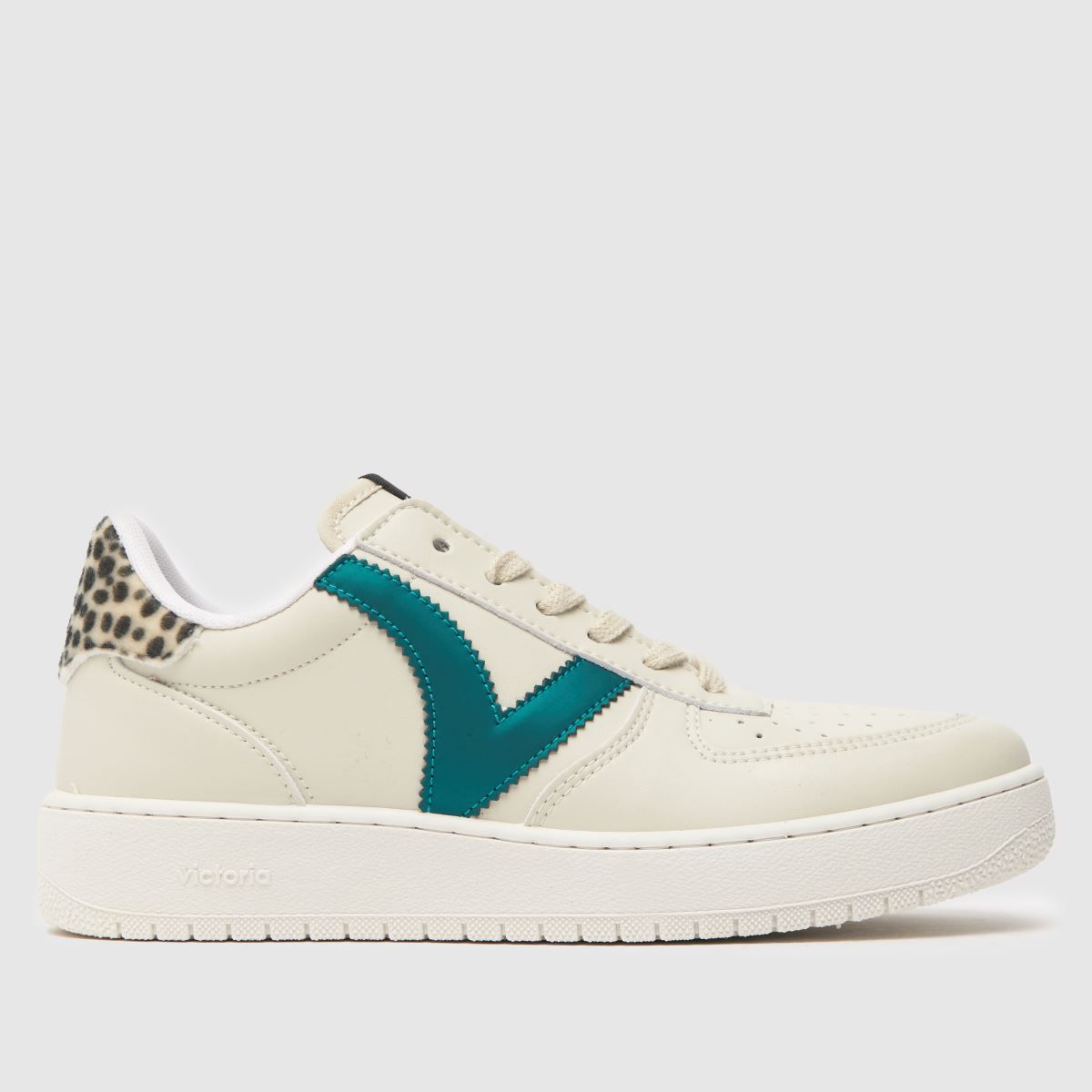 Fred perry white store & gold aubrey trainers