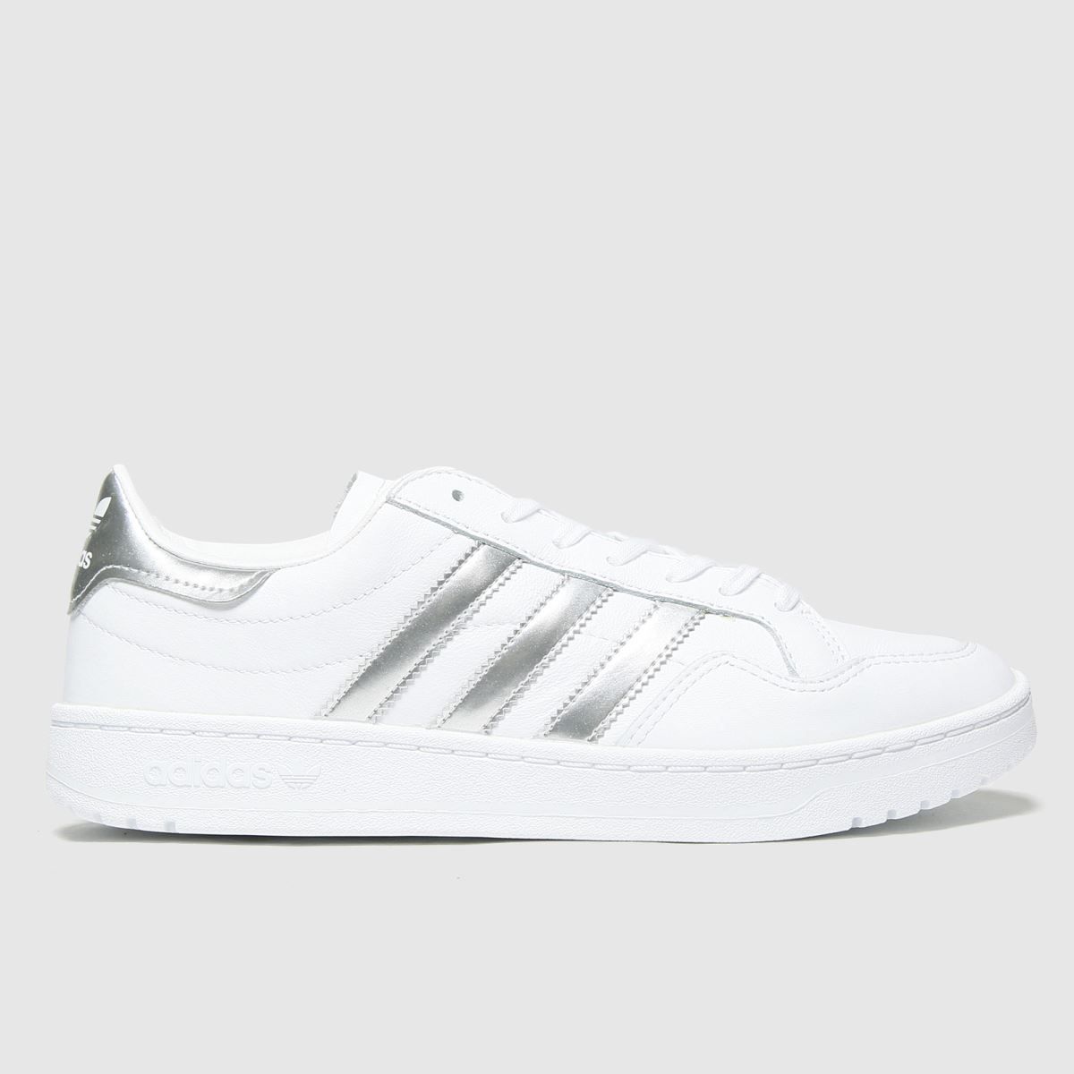 adidas white adi team court trainers