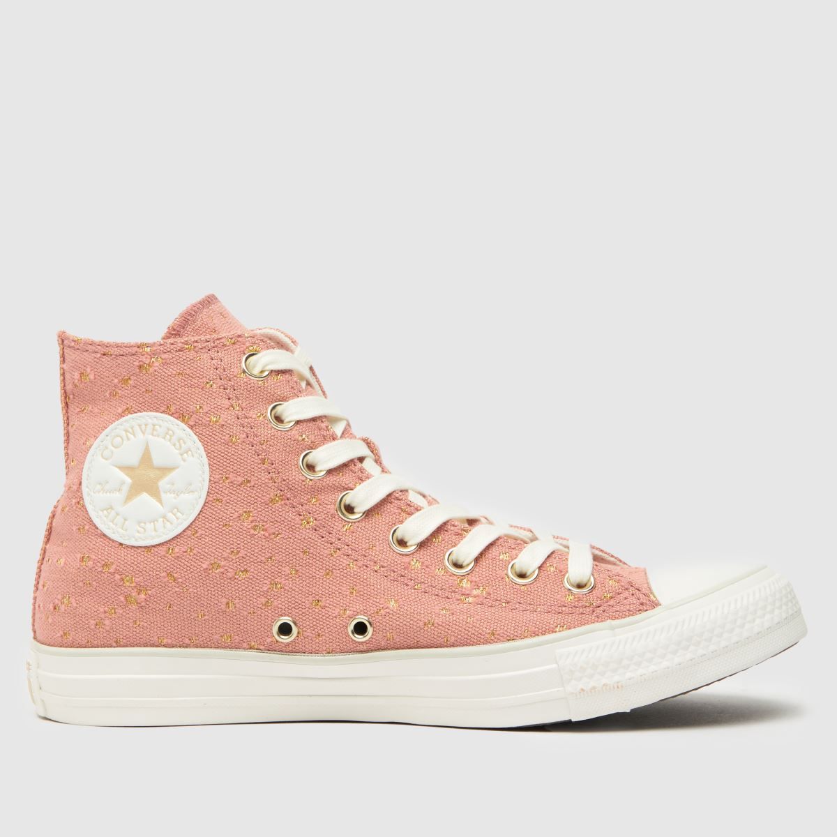Pale pink all cheap star glitter ox trainers