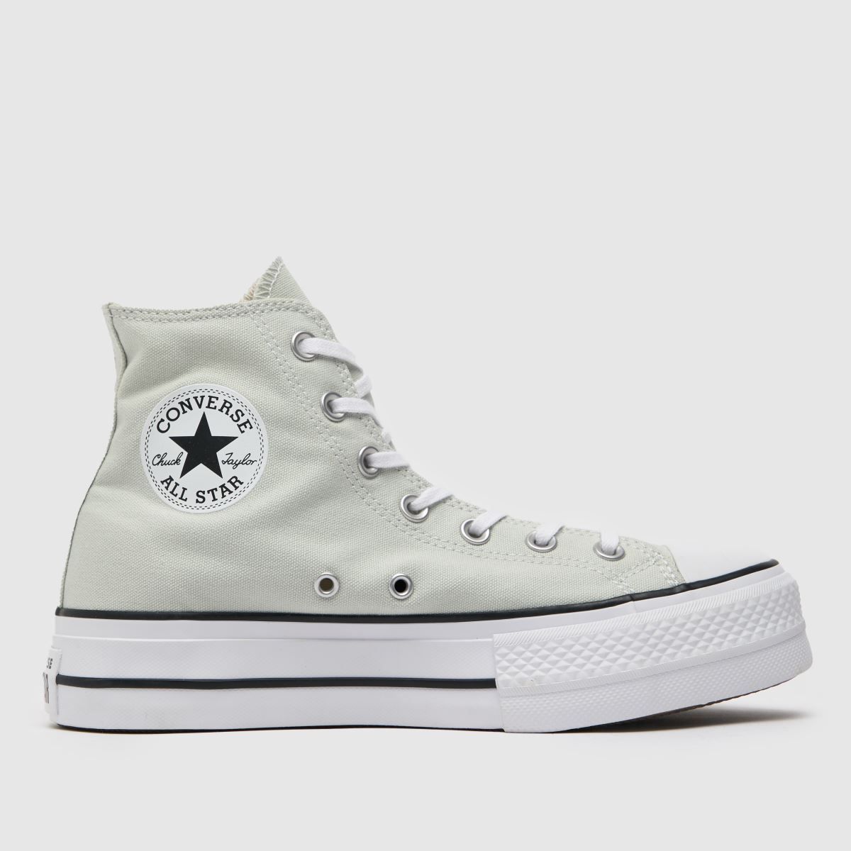 Converse Light Grey Pearlised Hi Trainers | Compare | Brent Cross