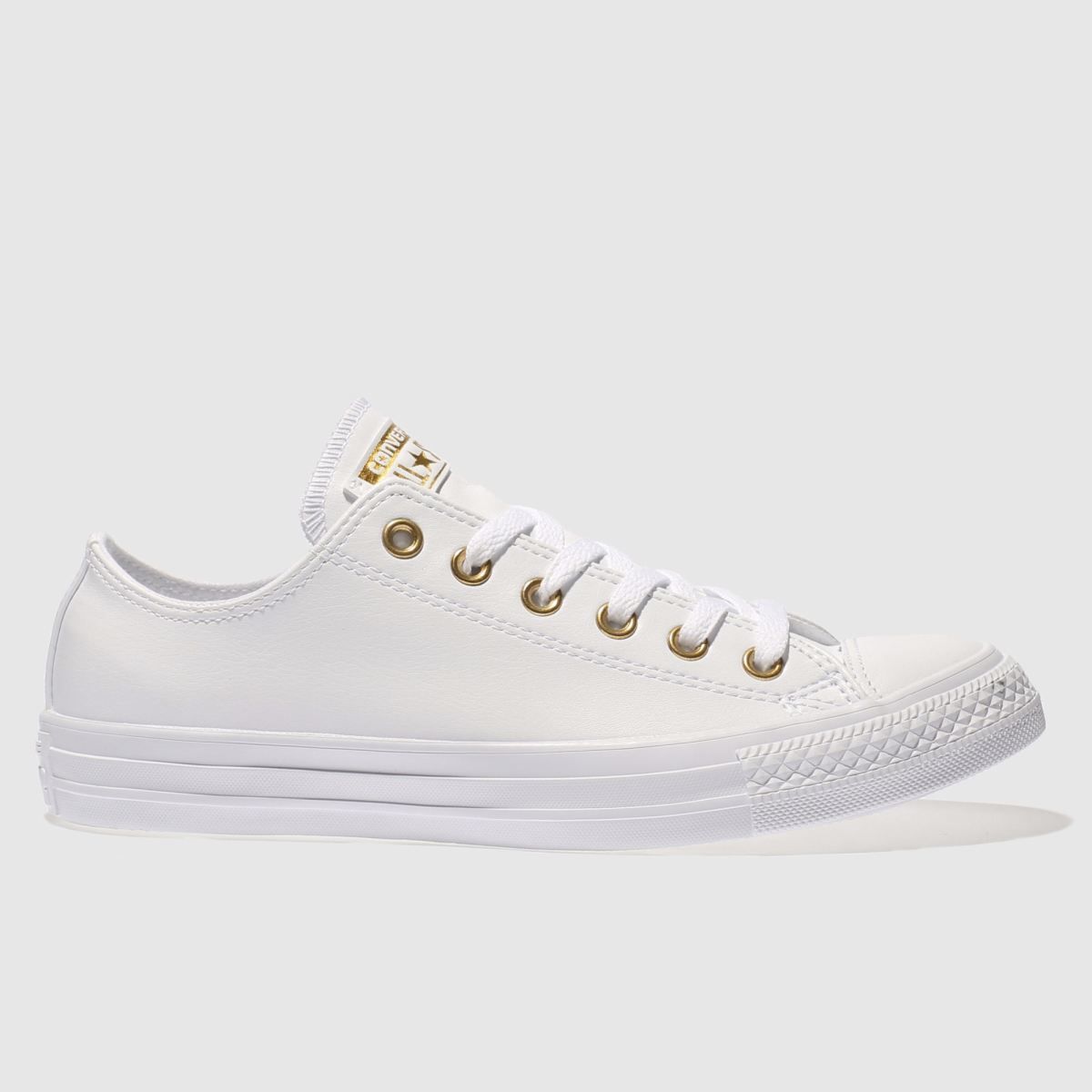 Converse White \u0026 Gold All Star Coral 