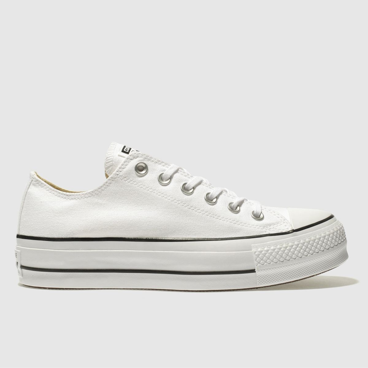 converse white & gold all star coral craft pu ox trainers