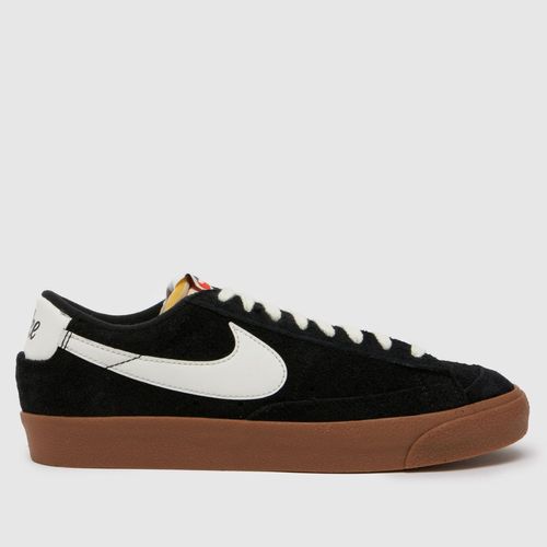 Nike blazer lo 77 vintage trainers in black & white