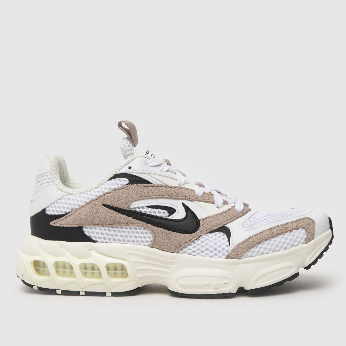 Nike white and deals black zoom 2k trainers