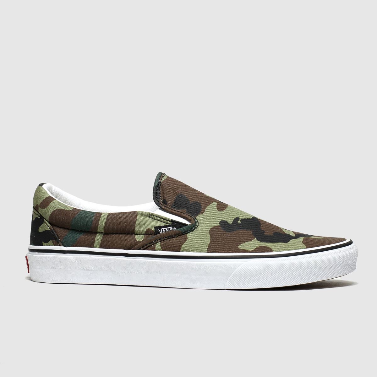 vans pale blue classic slip check foxing trainers