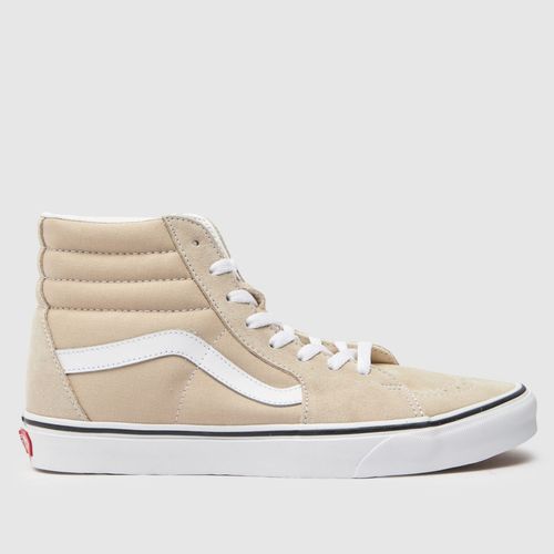 Vans sk8-hi trainers in beige