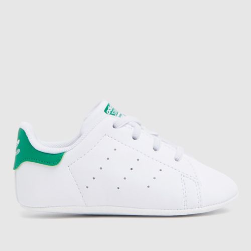 adidas white & green stan...