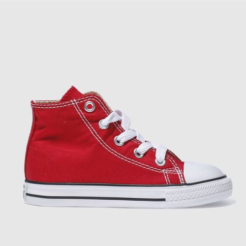 Converse red all star hi...