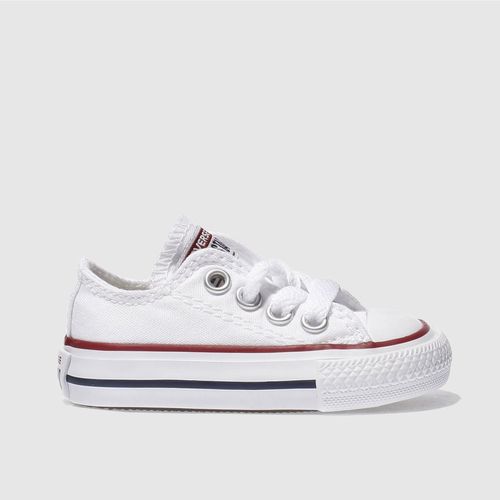 Converse white all star lo Toddler trainers