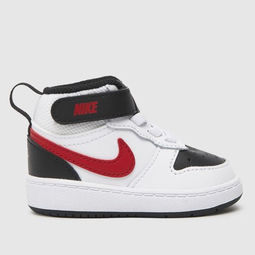 Nike white & red court...