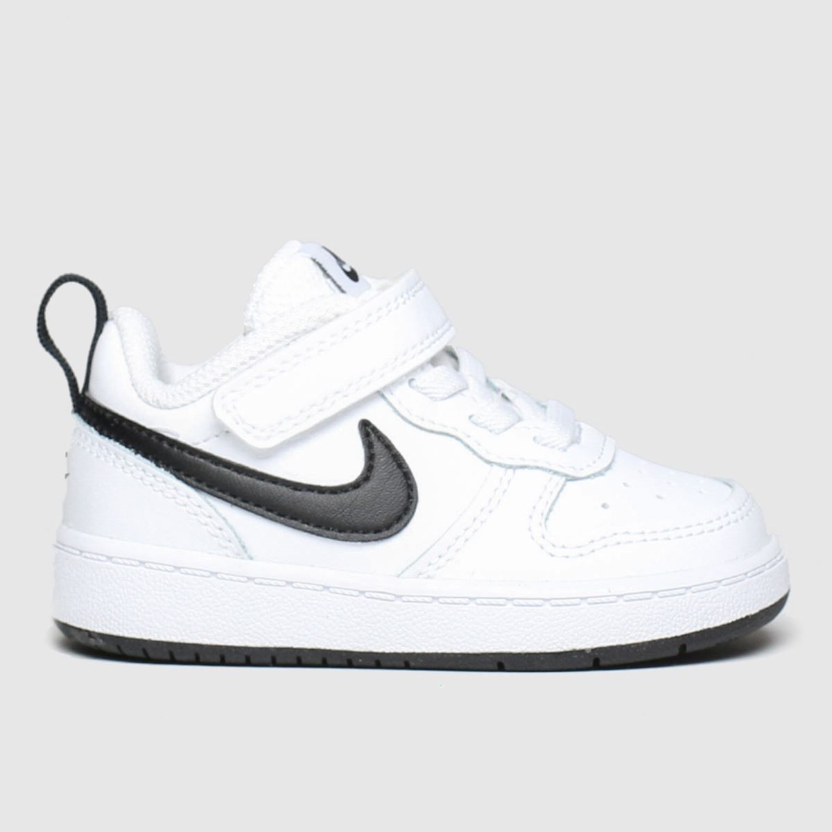 Nike White \u0026 Black Court Borough Low 2 