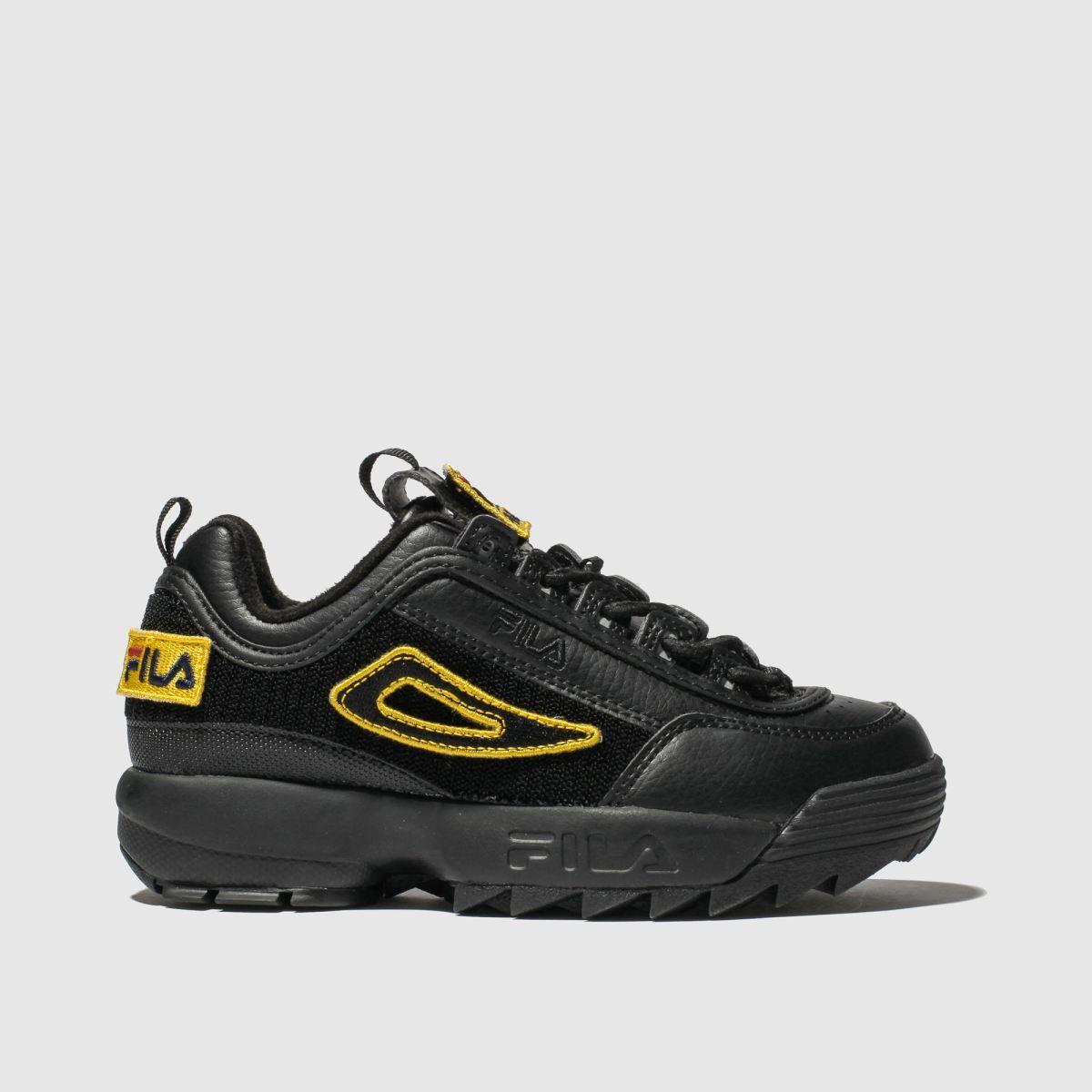 yellow fila trainers junior