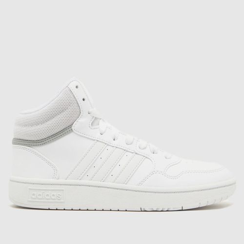 adidas white hoops mid 3.0...