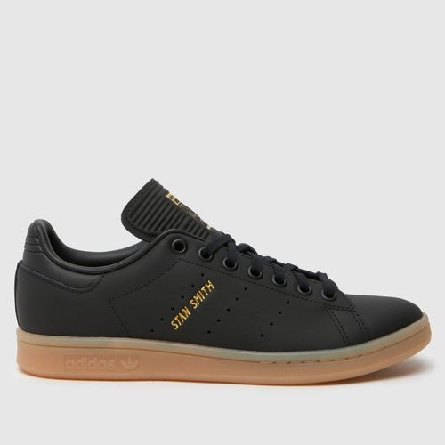 adidas black stan smith Youth...