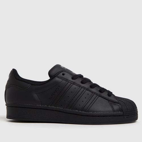 adidas black superstar Youth...