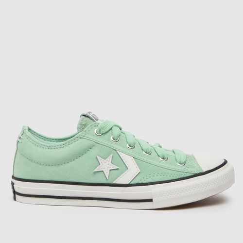 Converse light green star...