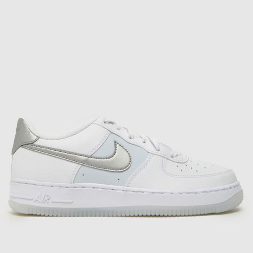 Nike white & silver air force...