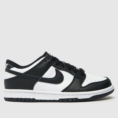 Nike white & black dunk low...