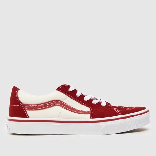 Vans white & red sk8-low...