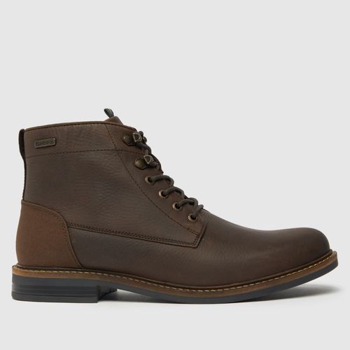 Barbour deckham boots in brown