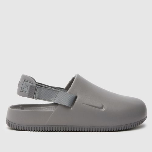 Nike calm mule sandals in grey