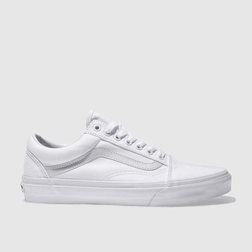 Vans old skool trainers in white