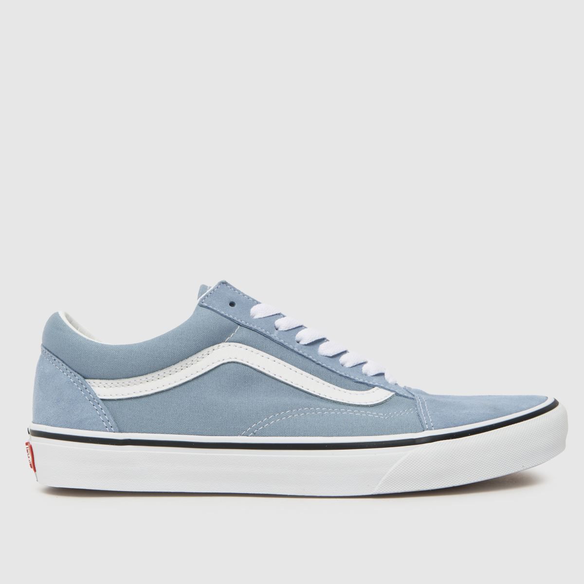Baby blue old skool vans deals