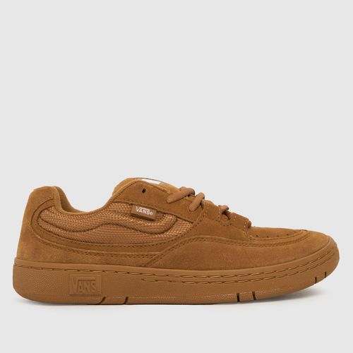 Vans speed ls trainers in tan